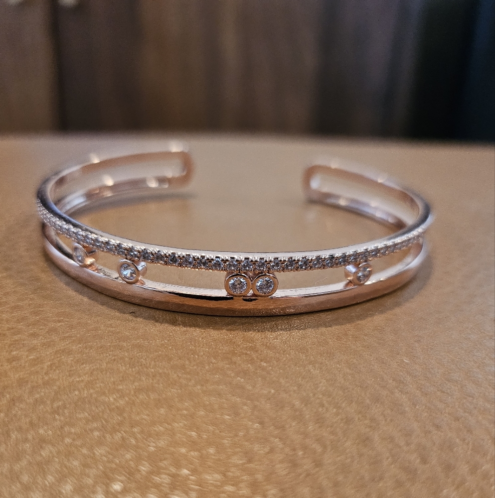 Messika inspired Rose gold cuff